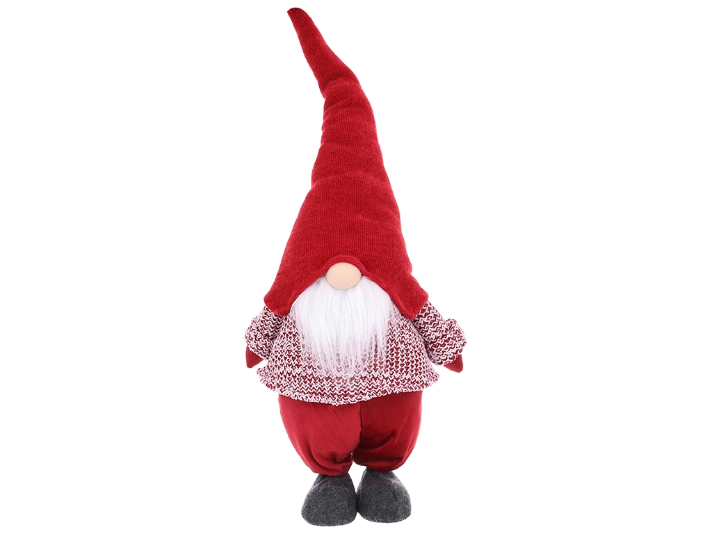 Мягкая игрушка Гном, 30x18x73см, цвет – красный