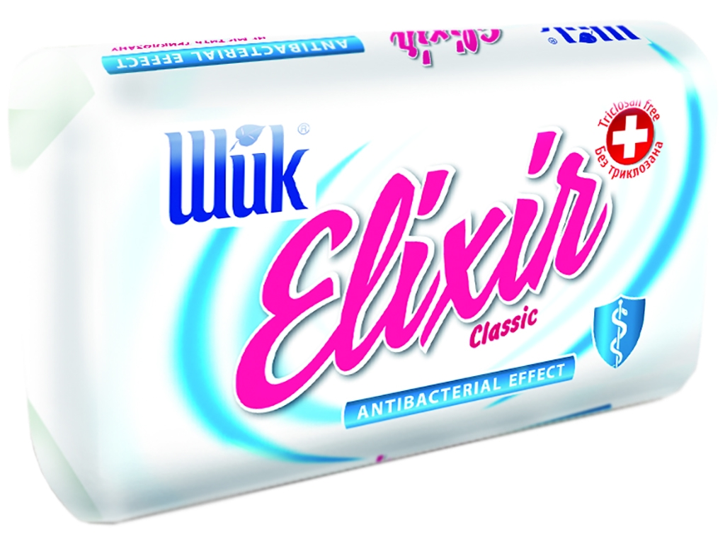 Мило туалетне тверде ШИК Elixir Antibacterial "Classic" 90г