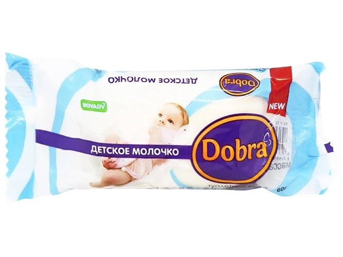 Мыло твердое туалетное Dobra Детское молочко 60г