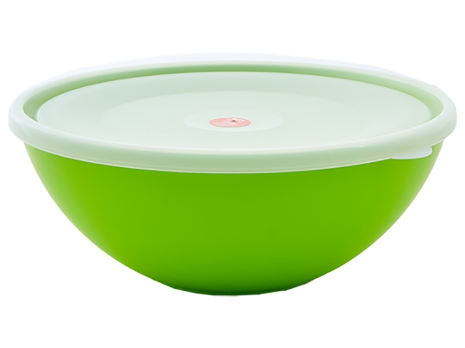Миска с крышкой, 800мл (цвет оливковый/прозрачный) 167016