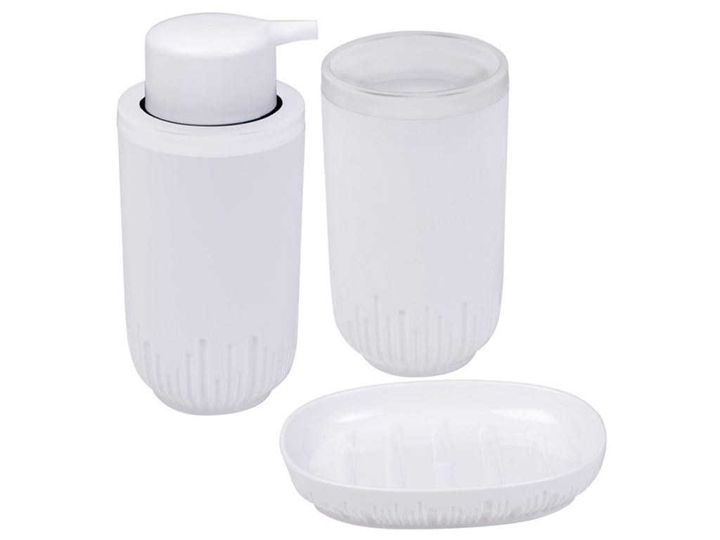 Набір для ванної Herevin Set - White, 3в1 (ціна за набір 3предмета) 8690069651316