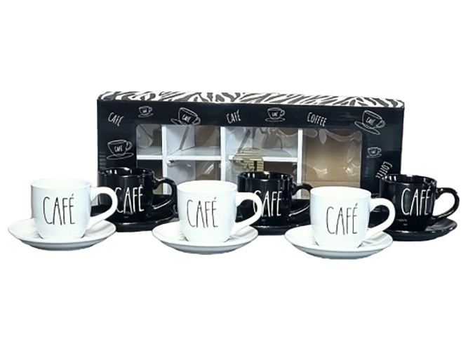 Набір кавовий "Кав'ярня" 120мл (ціна за набір 12 предметів)