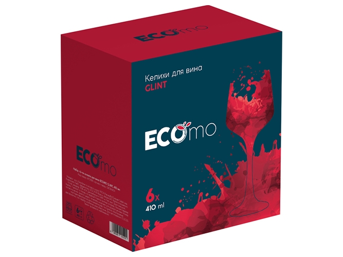 Набор бокалов Ecomo Glint, 410мл (цена за набор 6шт) 6900069055109