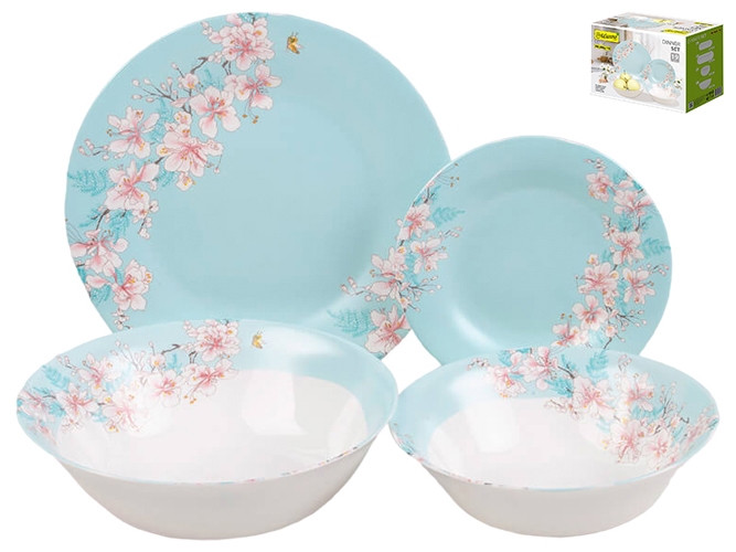 Набор посуды 19 предметов Maestro Spring mood (6 персон)