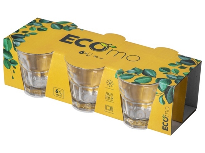 Набор рюмок Ecomo Coloss, 50мл (цена за набор 6шт) 6220069026092