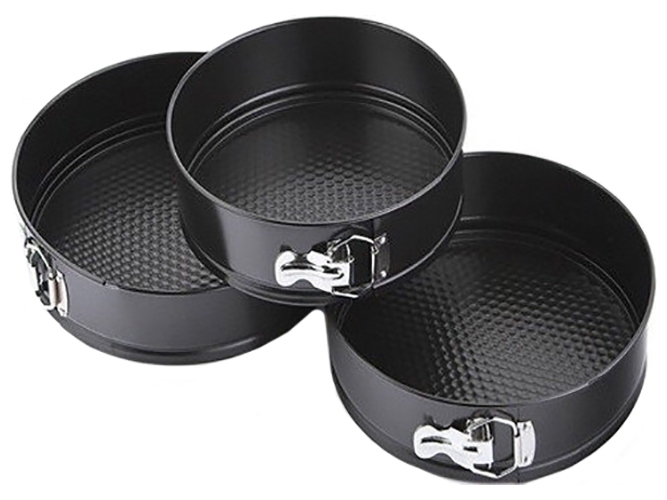 Набір роз'ємних форм для випічки, 24/26/28см (ціна за набір 3шт)