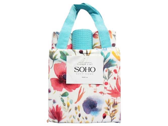 Набор полотенец Soho Flower, 40х60см (цена за набор 3шт) 8900069716770