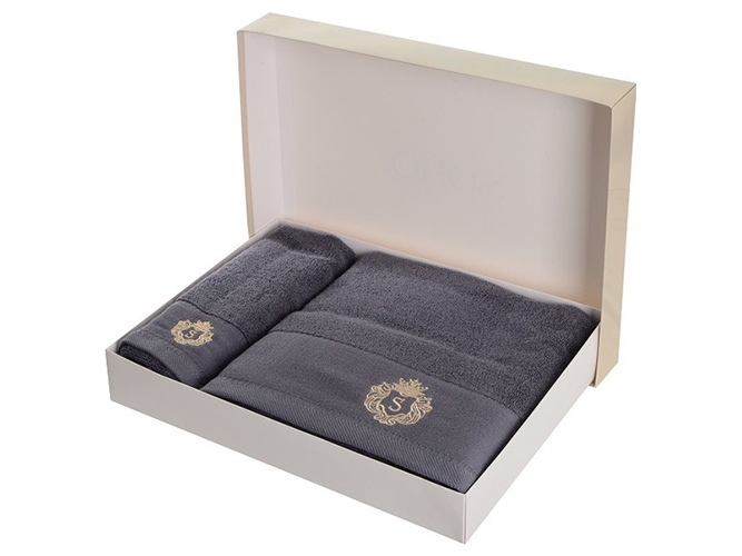 Набір рушників Soho Vip Silver, 35х75+70х140см, бавовна 100%, 6900069905633