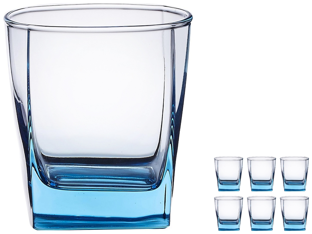 Набор стаканов Luminarc Sterling Ice Blue, 300мл, низкие (цена за набор 6шт) 0883314386417