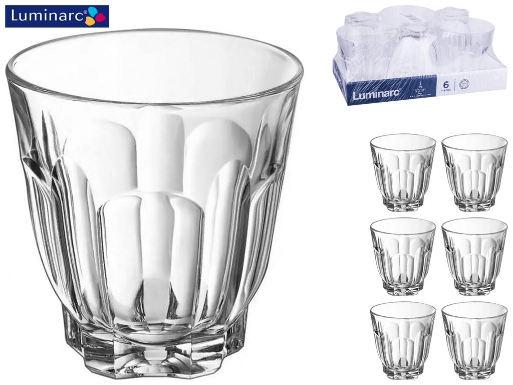 Набор стаканов Luminarc Arcadie, низких, 240мл (цена за набор 6шт) 51730