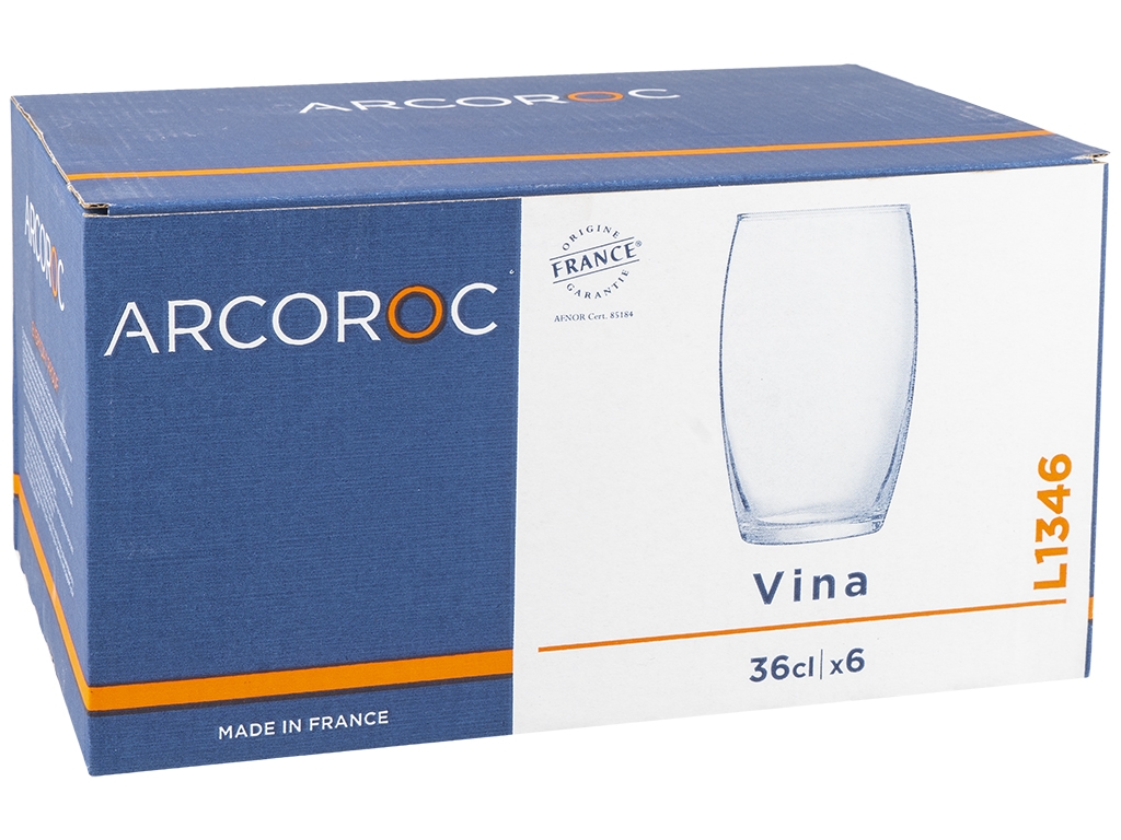 Набор стаканов Arcoroc Vina, высоких, 360мл (цена за набор 6шт) 93443