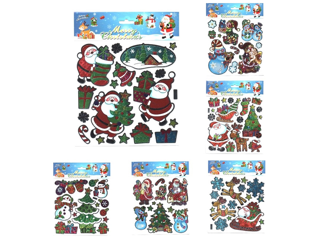 Наклейка на окна New Year, 18х23см