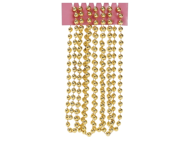 Намисто, колір - золото, 8ммх2,7м