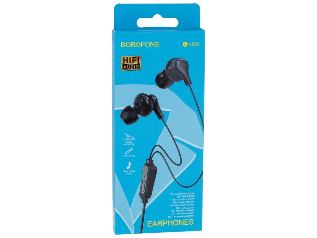 Навушники Borofone BM59 Collar Колір Чорний