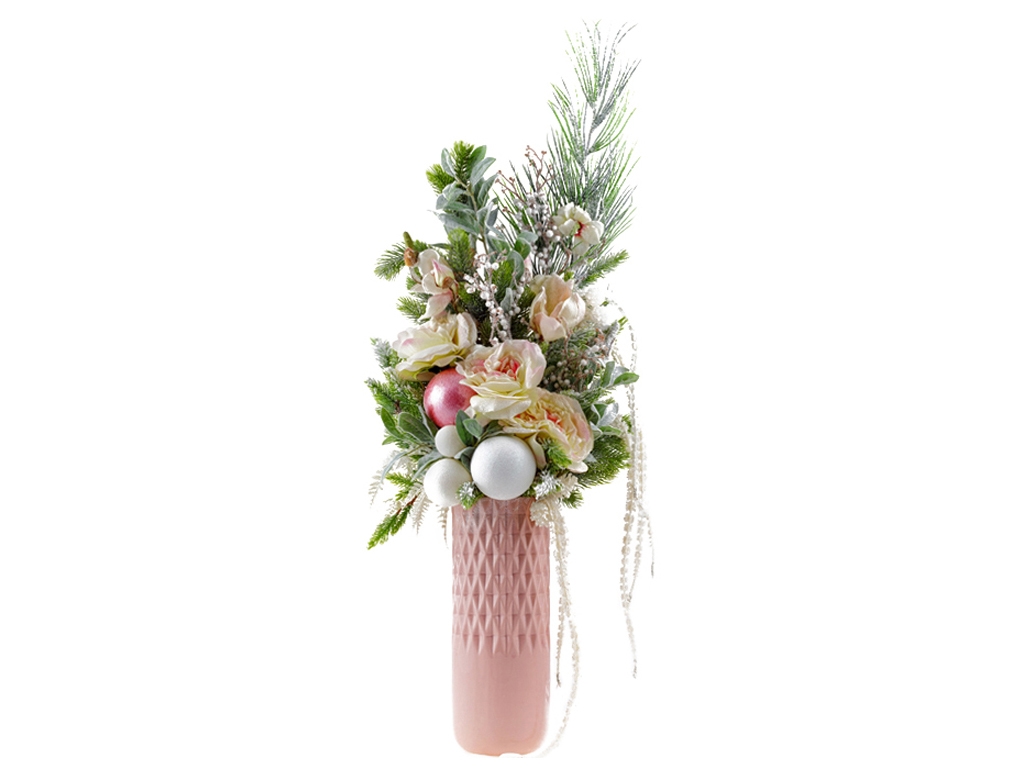 Новорічна композиція у вазі, 35х30х90см