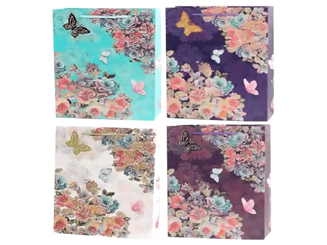 Пакет подарунковий паперовий L Garden 31x42x12см