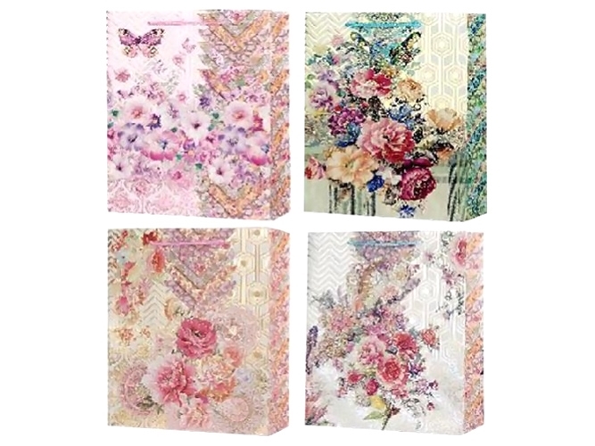 Пакет подарунковий паперовий M Bouquet 26x32x10см