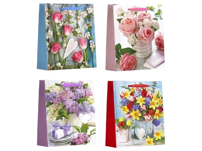 Пакет подарочный бумажный M Delicato 26х32х10см