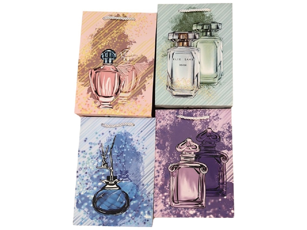 Пакет подарочный бумажный M Perfume, 26х35х10см