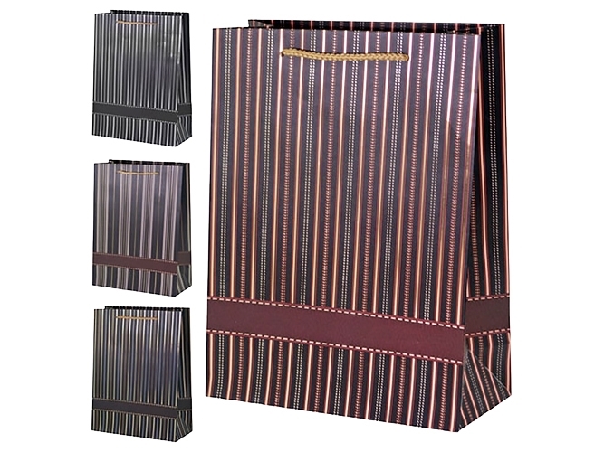 Пакет подарочный бумажный M Сlassic, 26x32x10см