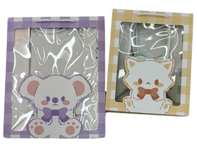 Пакет подарочный бумажный S Animal babies, 18x23x10см