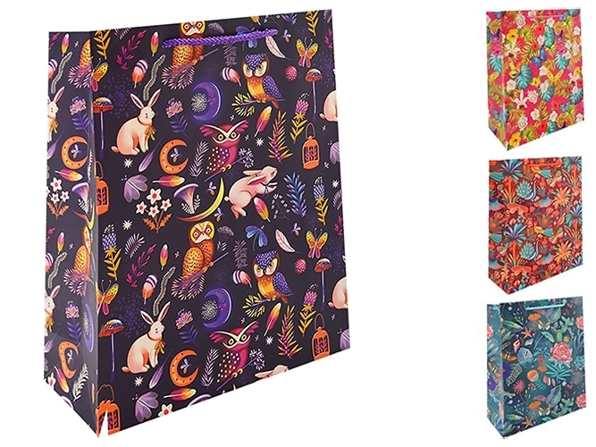 Пакет подарочный бумажный S Dream 18x23x8см