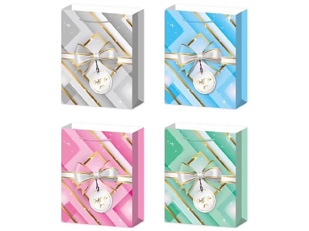 Пакет подарочный бумажный S Оrnaments, 17,5x24x8см
