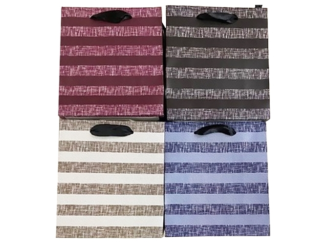 Пакет подарунковий паперовий Striped S, 18x23x10см