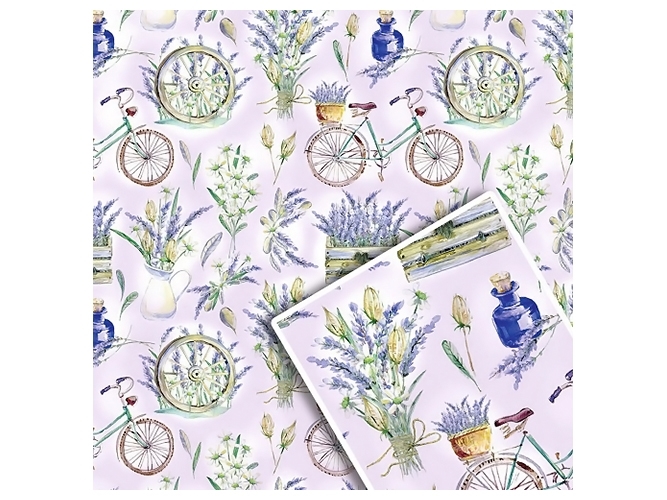 Бумага упаковочная мелованная, 70x100см, 10л/уп