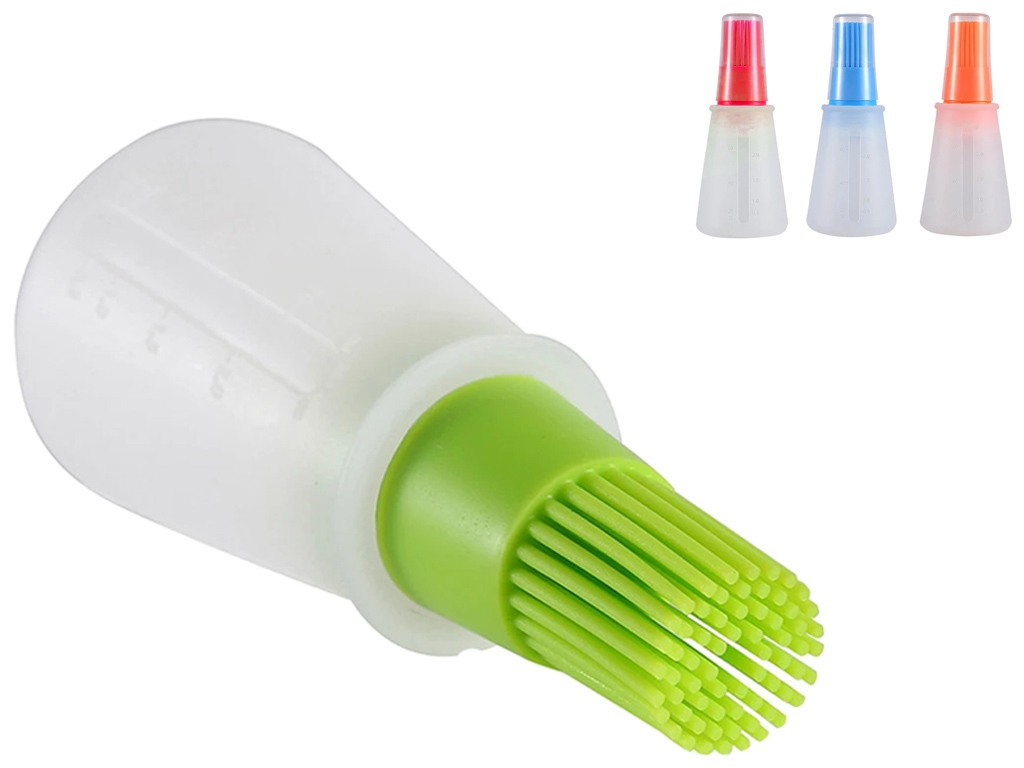 Пензель кулінарний силіконовий з ємністю, 60мл (ціна за 1шт)