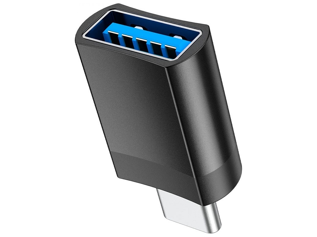 Купить Перехідник Hoco UA17 Type-C male to USB female USB3.0 Колір Чорний - фото 5