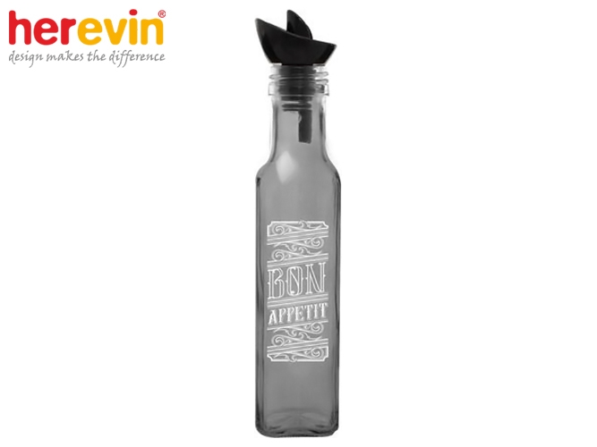 Бутылка для масла Herevin Transparent Grey, 250мл, 90002