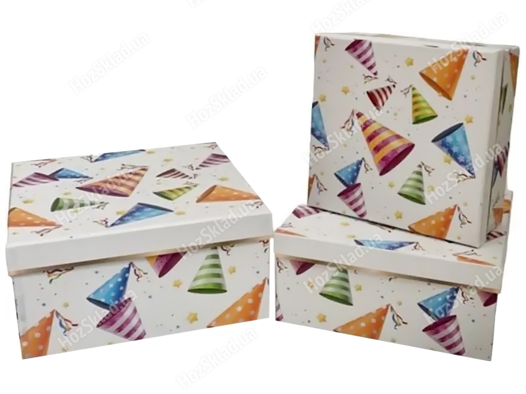 Подарочные коробки Ufo Party (цена за набор 3шт) 6900068851467