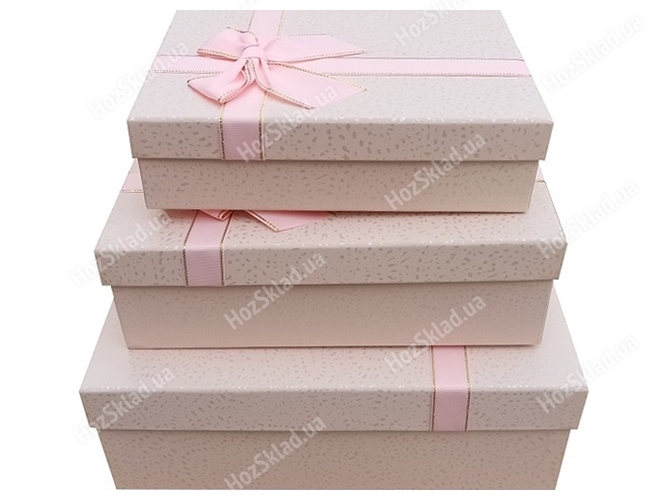 Подарочные коробки Ufo PINK (цена за набор 3шт) 6900068851696