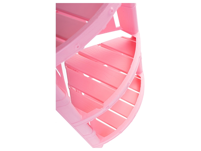 Полиця 2-ярусна Violet House Бамбу Pink, 21,5х55х21,5см, 8690066196858