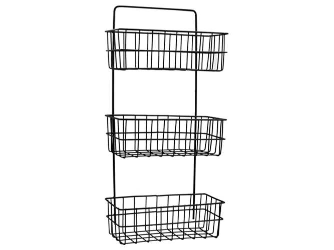 Полиця настінна 3 яруси, 25,5x10x51см