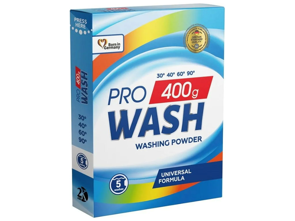 Порошок для стирки универсальный ProWash, 400г