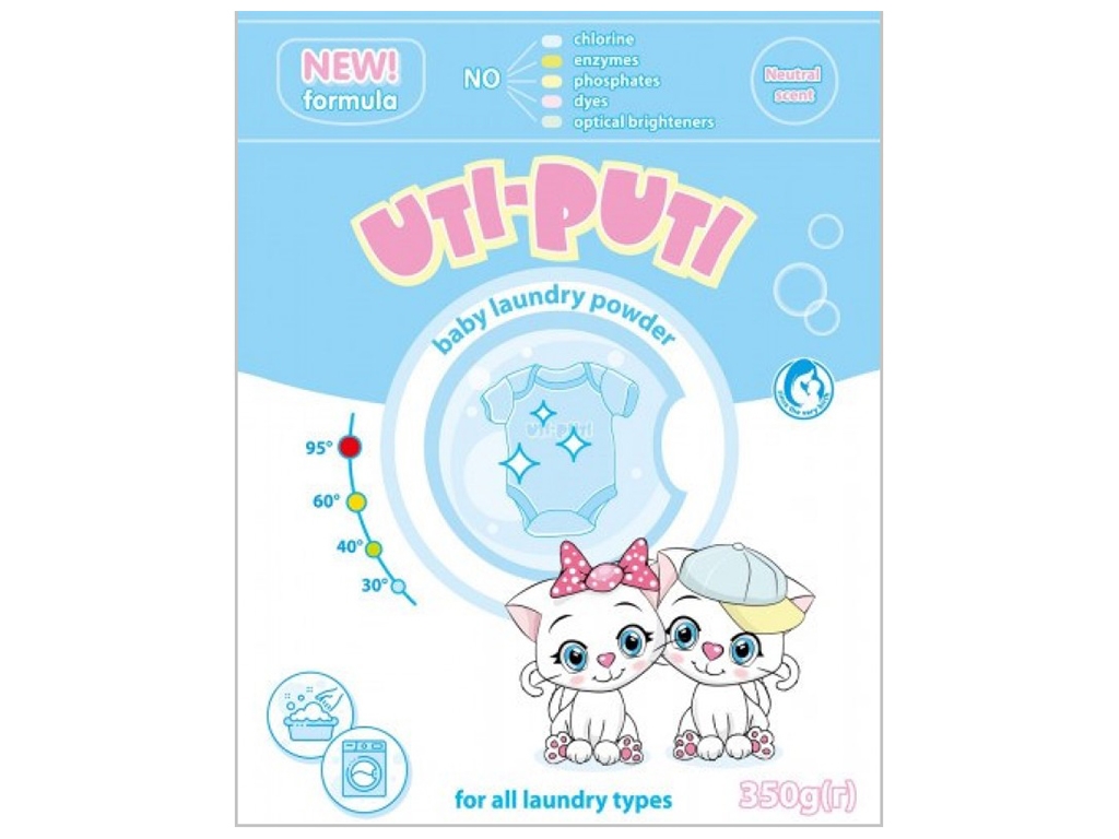 Пральний порошок Уті-Путі для дитячих речей, 350г