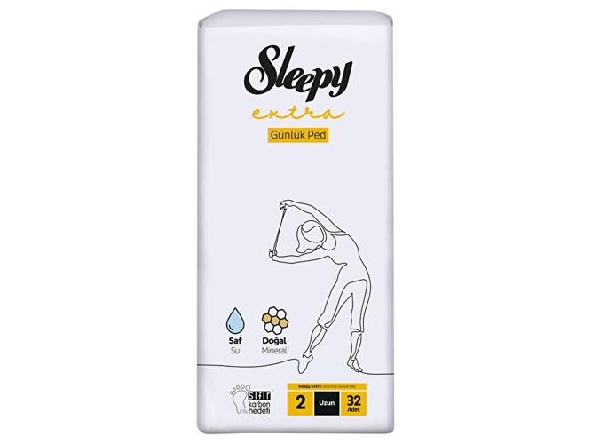 Прокладки щоденні Sleepy Extra Long, 5крапель, 32шт
