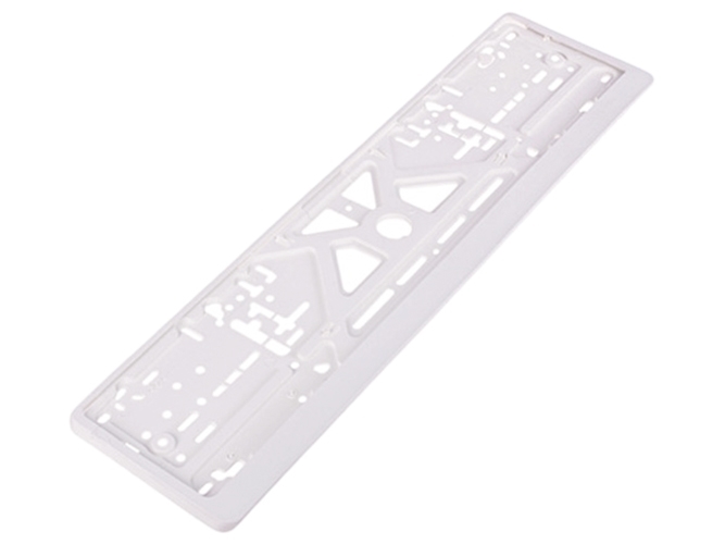 Рамка номера пластиковая белая