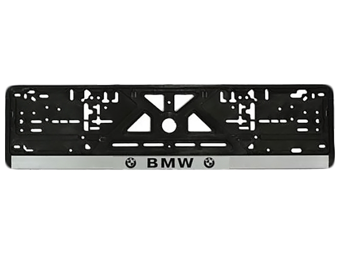 Рамка номера пластиковая BMW