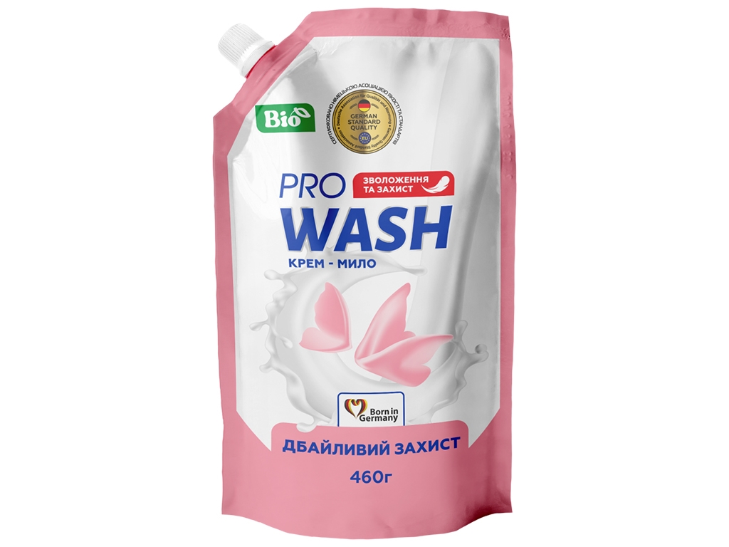 Рідке крем-мило Pro Wash Дбайливий захист, 460г, дойпак