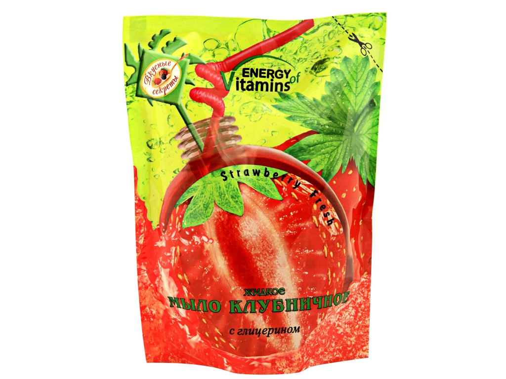 Жидкое мыло "Energy of Vitamins" - "Клубничное" 450мл Duo-Pack