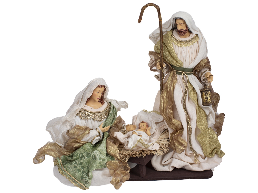 Різдвяний Вертеп 3 фігури на підставці, 47см