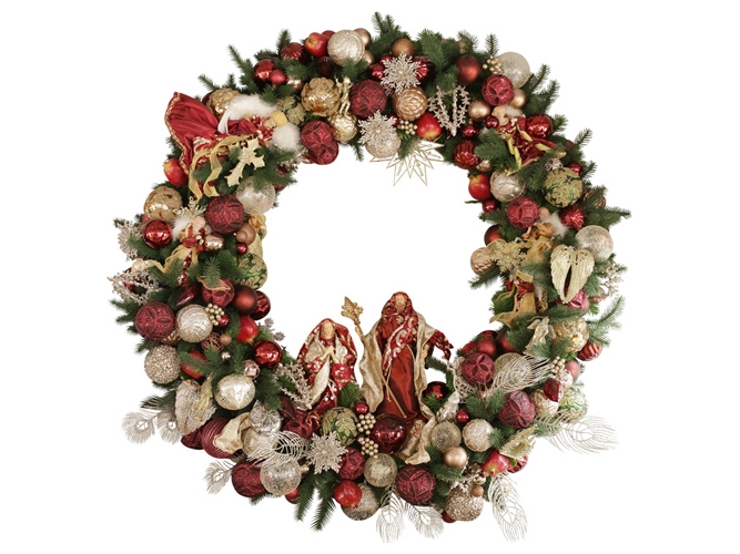 Рождественский венок, D130см
