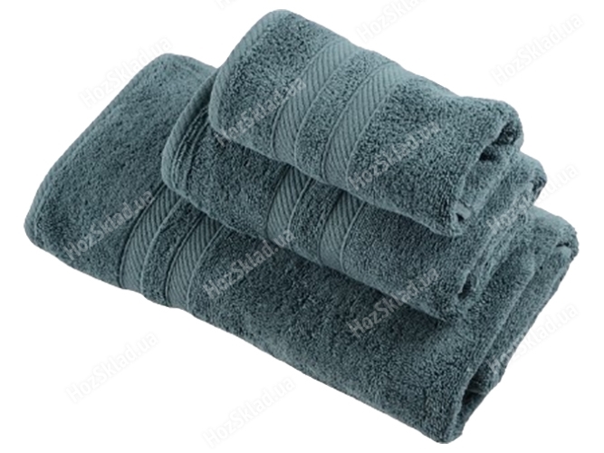 Рушник банний Soho, 50x90см, бавовна 100%, Luna Turquoise 8690069394855