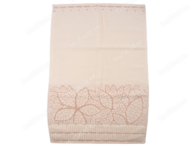 Рушник банний Soho, 70x140см, бавовна 100%, Foliage Ivory 8690069271408