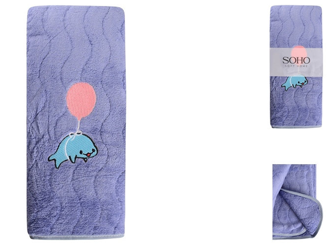 Полотенце банное Soho Dolphin Purple, 70х140см, 6900069704298