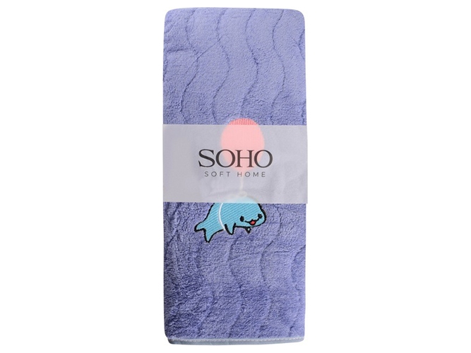 Полотенце банное Soho Dolphin Purple, 70х140см, 6900069704298