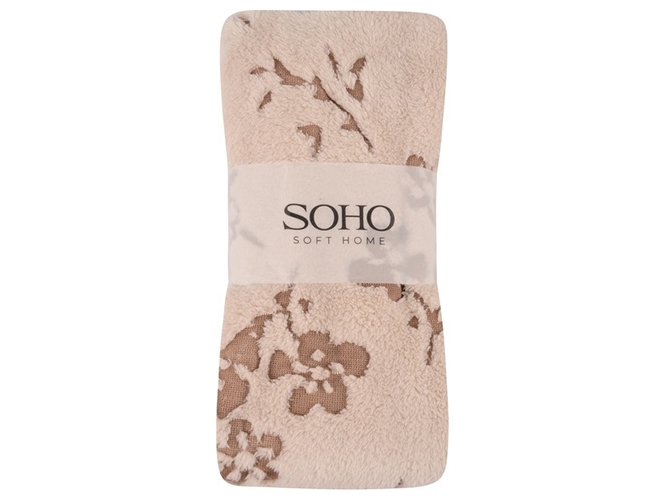 Рушник банний Soho Flower Beige, 35х75см, 6900069704144
